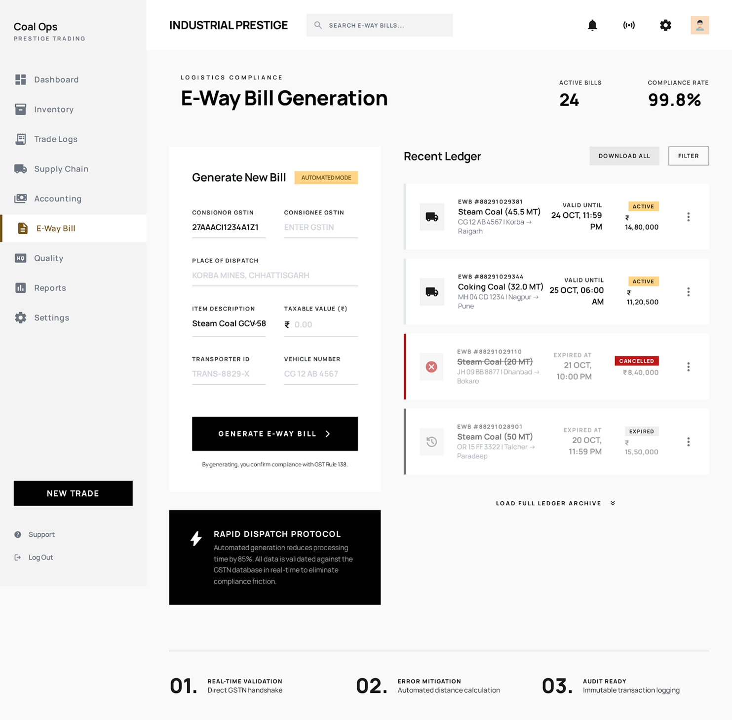 E-Way Bill Generation